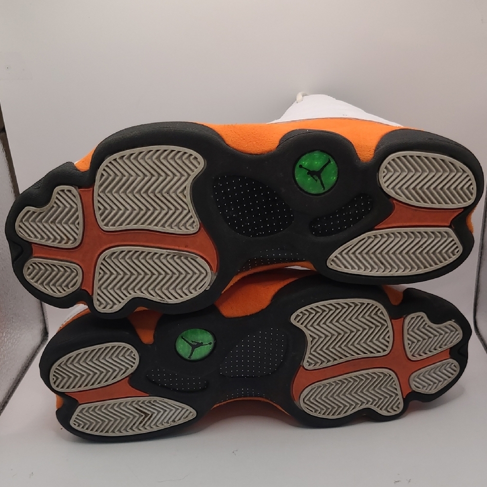 Air Jordan 13 Retro Men's Sneakers - Starfish/Black Size 10.5 414571-108 - Picture 8 of 10